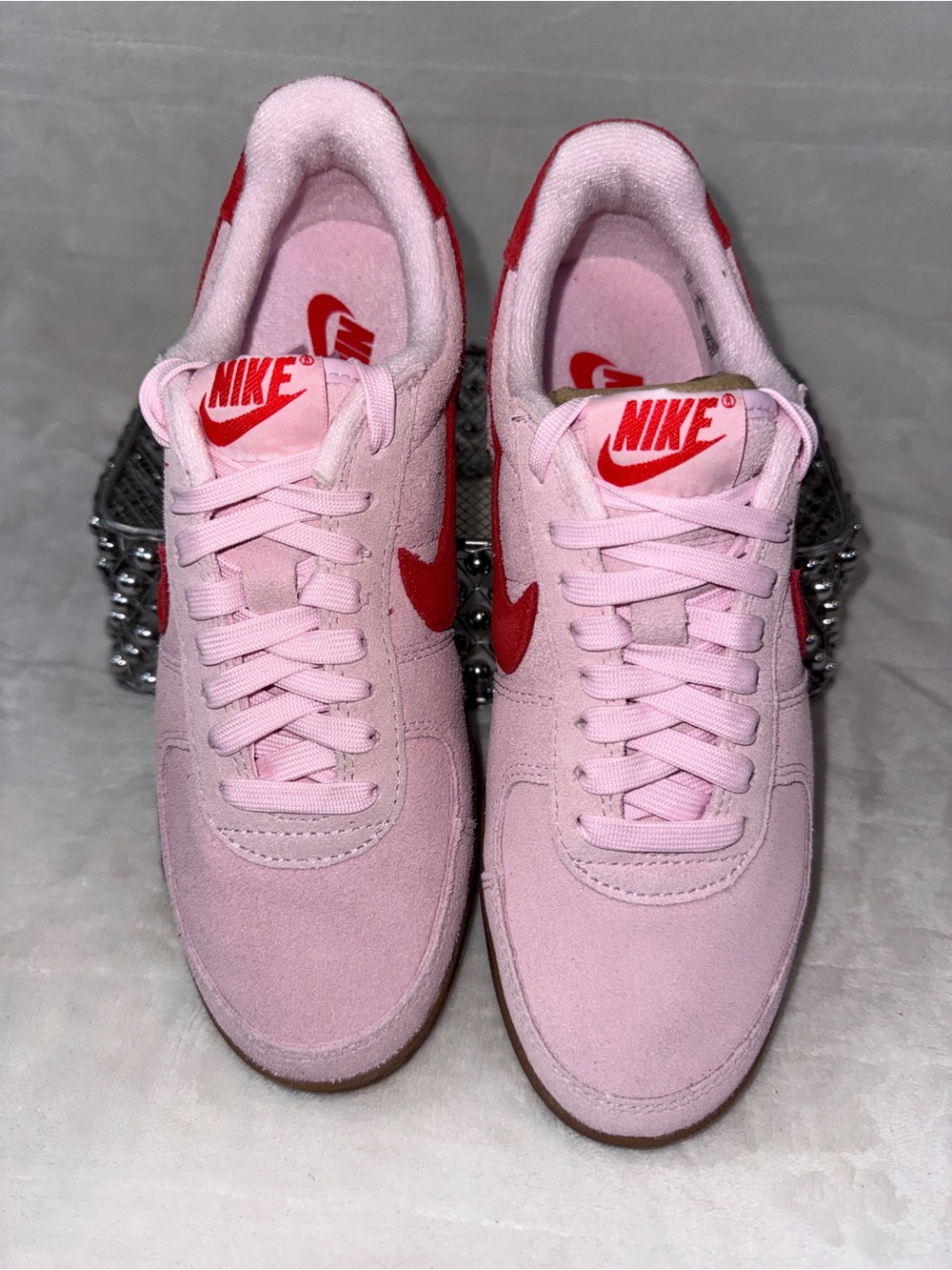 Nike Cortez TXT Pink Red White Sz 6.5Y 8Women. Style HF9994-600 - Picture 7 of 16